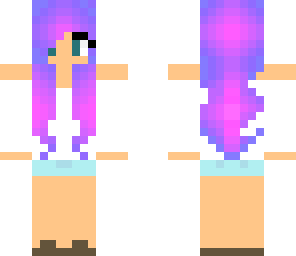 purple hair girl