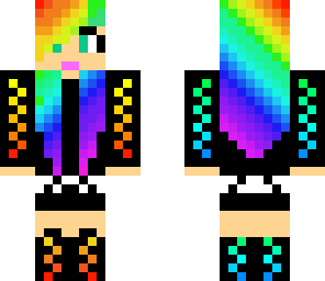 rainbow girl