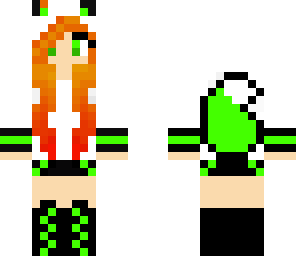 green ginger girl