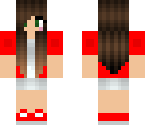 red summer girl