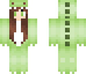 green dino girl