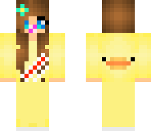 duck girl with scar
