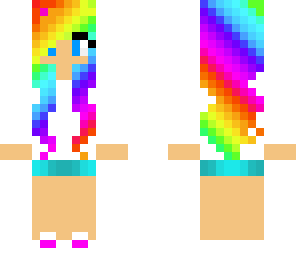 rainbow girl