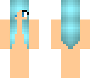 blue hair skin base