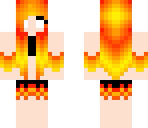 fire herobrine girl