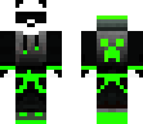 green panda