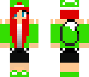 teen girl green