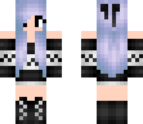 blue maid girl
