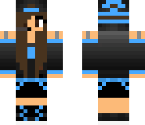 blue gamer girl