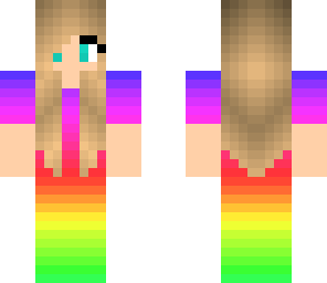 pretty-rainbow-dressed-girl