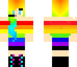 rainbow girl
