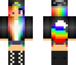 rainbow dawn edited of a rainbow wolf