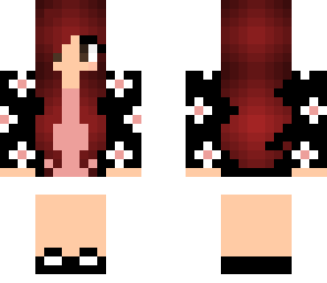 red head flower girl