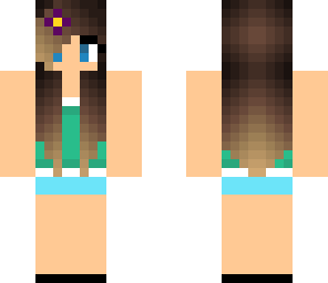 cute green girl