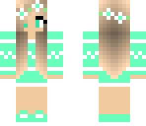 mint green flower girl