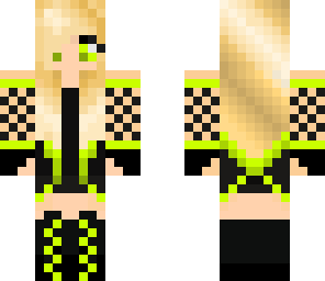 rock girl green