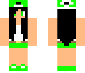 sweet green cool girl