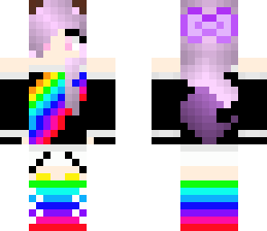 rainbow girl