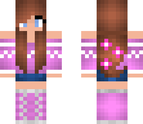 cute purple girl