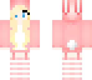pink bunny girl