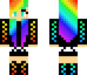rainbow girl