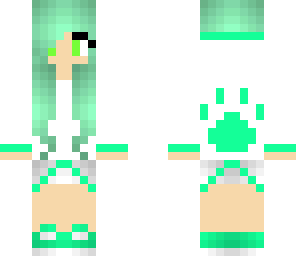 mint paw girl