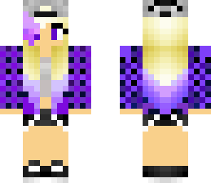 purple dj girl