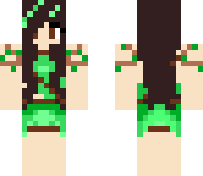 cute wild forest girl