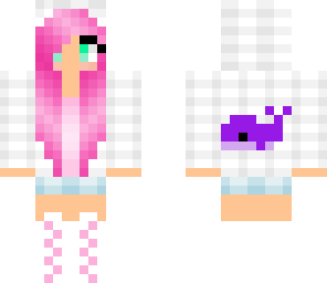 pink haired girl