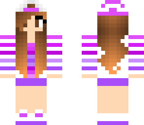 purple to lavender ombre girl