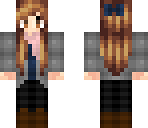 normal girl with scarf