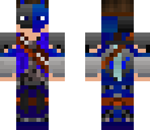 blue n grey masked assassin