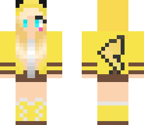 edited pikachu girl