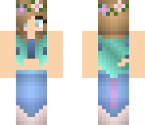 blue and turquoise mermaid