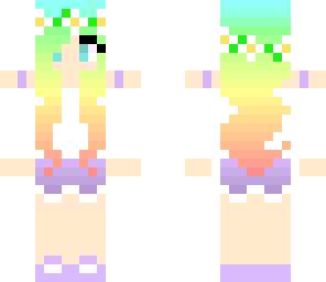 me with rainbow hair