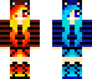 fire and ice girls twins