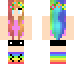 rainbow woman