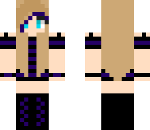 black and purple