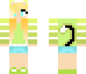 green cat gurl
