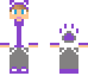 purple wolf boy