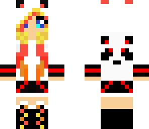 autumn panda girl