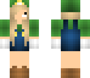 chibi luigi gamer
