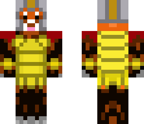 red panda warrior