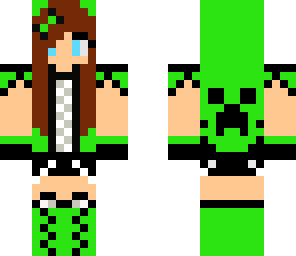 green ceeper hood girl