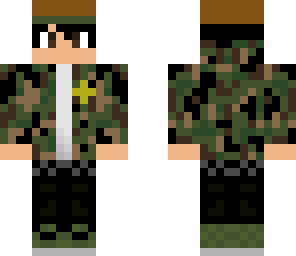 camo boy with hat