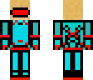 cool armor boy green eyes