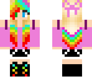 rainbow girl