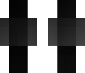 darkned black