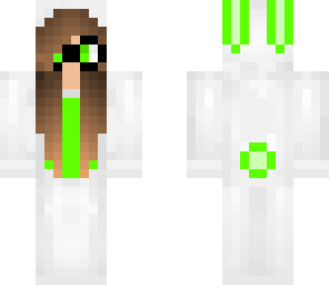 green bunny girl