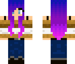 blue purple and pink haired smores girl edited